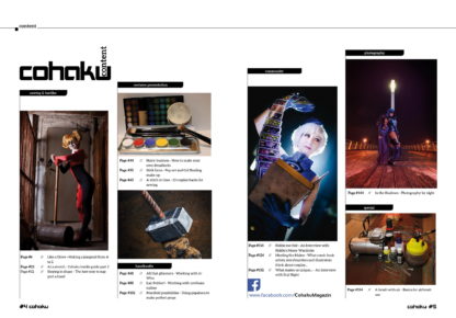 Cohaku #03 - The Cosplay Magazine - Content