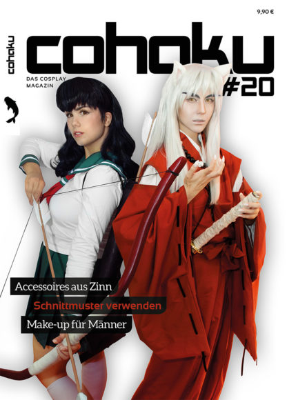 Cohaku #20 Cover - Fotograf: Danny „Frogshables“ Seggelke Models: Ilirea und Judai als Kagome Higurashi und InuYasha (InuYasha)